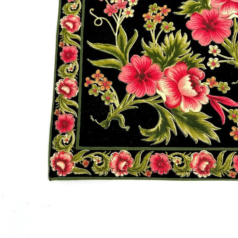 April Cornell Avonlea placemats spring roses - set of 4